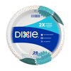 Dixie Multicolored Paper FLOWERS BLOOM Dinner Plate 10-1/16 in. D 26 pk, 26PK 15255